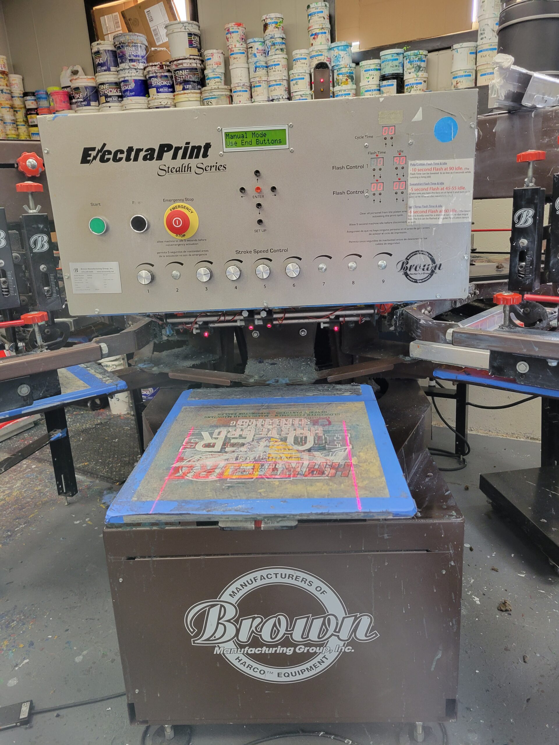 Brown Electraprint Color Flash Steath Series Printer Thornton Equipment